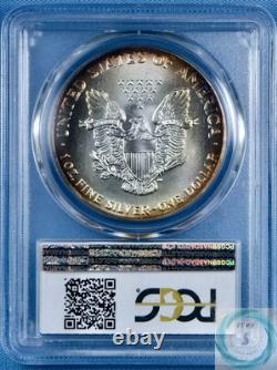 1992 1 oz Silver Eagle PCGS MS69 Mega Monster Toner