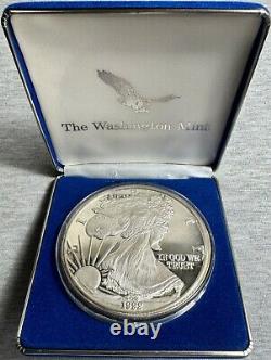1992 American Silver Eagle 12 Toz..999 Silver Proof The Washington Mint