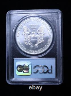 1993 $1 American Silver Eagle PCGS Gem Unc. WTC Ground Zero Recovery Coin