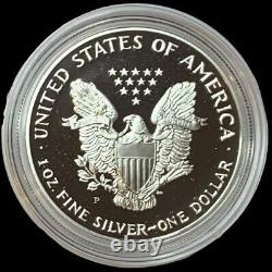 1993 1 oz Proof Silver Eagle with OGP & COA ACTUAL COIN