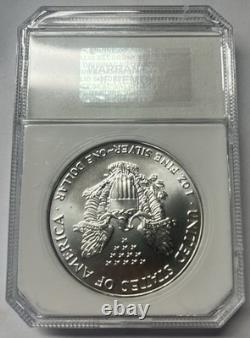 1993 American Silver Eagle 1 oz. Fantastic Toning PCI
