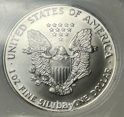 1993 American Silver Eagle 1 oz. Fantastic Toning PCI