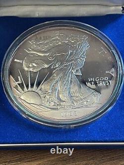 1993 Silver American Eagle Proof Coin 8 Ounces (1/2 LB) of. 999 Silver RARE