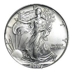 1994 $1 American Silver Eagles BU In US Mint Gift Box