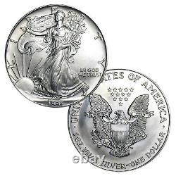 1994 $1 American Silver Eagles BU In US Mint Gift Box