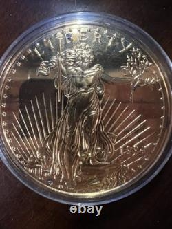 1994 Giant Eagle Half Pound Eagle 8 OZ of. 999 Silver
