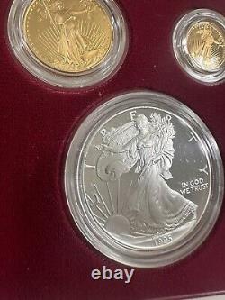 1995 American Eagle 10th Anniversary Set Proof Bullion Coins