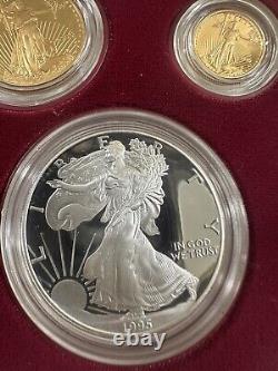 1995 American Eagle 10th Anniversary Set Proof Bullion Coins