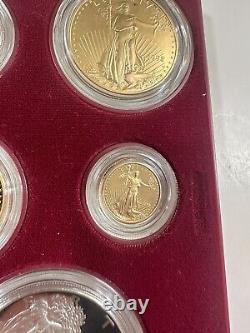 1995 American Eagle 10th Anniversary Set Proof Bullion Coins