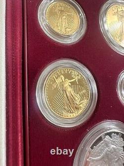 1995 American Eagle 10th Anniversary Set Proof Bullion Coins