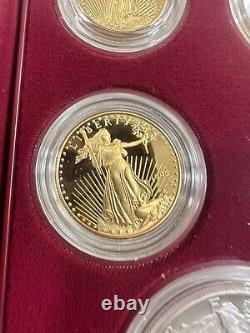 1995 American Eagle 10th Anniversary Set Proof Bullion Coins