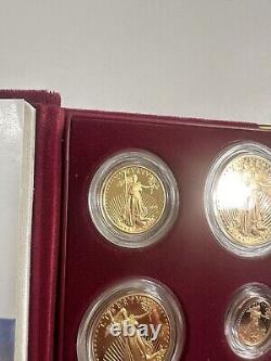 1995 American Eagle 10th Anniversary Set Proof Bullion Coins