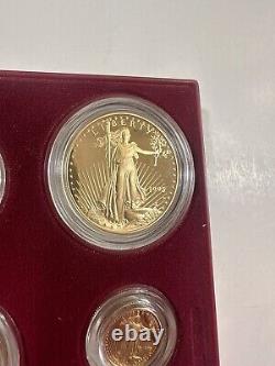 1995 American Eagle 10th Anniversary Set Proof Bullion Coins