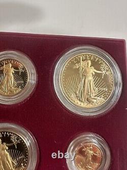 1995 American Eagle 10th Anniversary Set Proof Bullion Coins