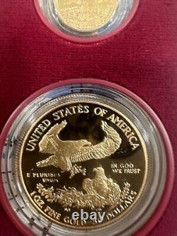 1995 American Eagle 10th Anniversary Set Proof Bullion Coins