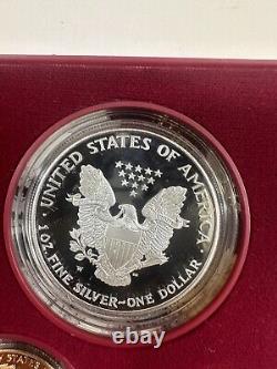 1995 American Eagle 10th Anniversary Set Proof Bullion Coins