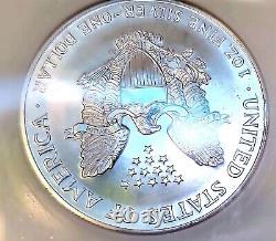 1995 Silver Eagle Flawless Gem BU + Frosty White Business Strike Near PL