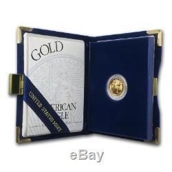 1995-W 1/10 oz Proof Gold American Eagle (withBox & COA) SKU #4926