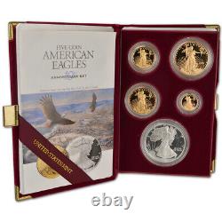 1995-W American Eagle 10th Anniversary Gold & Silver Proof Set