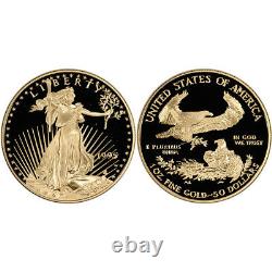 1995-W American Eagle 10th Anniversary Gold & Silver Proof Set