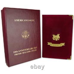 1995-W American Eagle 10th Anniversary Gold & Silver Proof Set