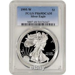 1995-W American Silver Eagle Proof PCGS PR69 DCAM