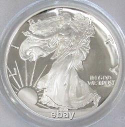 1995 W Proof American Silver Eagle $1 Dollar Coin Pcgs Pr 69 Dcam