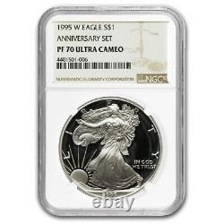 1995-W Proof American Silver Eagle one Dollar Coin NGC PF70 Ultra Cameo