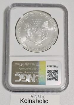 1996 $1 American Silver Eagle. 999 NGC MS69, Lowest Mintage Pulled From Storage