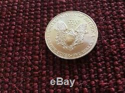 1996 Silver Eagles Roll of 20 Unsearched BU GEM Key Date