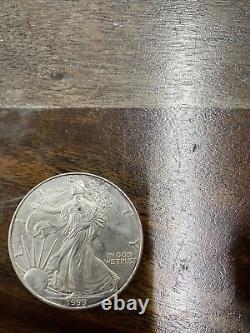 1999 1 oz Fine Silver One Dollar American Eagle