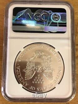 1999 AMERICAN EAGLE SILVER $1 DOLLAR NGC MS 70 RARE DATE in MS 70 Sweet