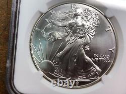 1999 AMERICAN EAGLE SILVER $1 DOLLAR NGC MS 70 RARE DATE in MS 70 Sweet