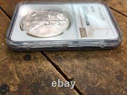 1999 AMERICAN EAGLE SILVER $1 DOLLAR NGC MS 70 RARE DATE in MS 70 Sweet