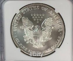 1999 AMERICAN EAGLE SILVER $1 DOLLAR NGC MS 70 RARE DATE in MS 70 Sweet