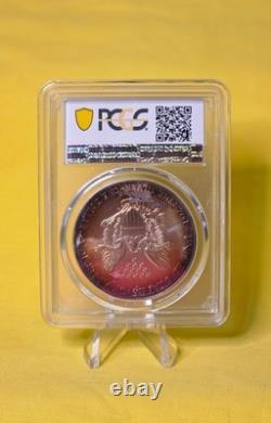 1999 American Silver Eagle PCGS 1oz. 999 MS68 Toned Toning