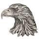 1 Ounce Silver High Relief American Eagle Shaped Chad 2022 Tschad