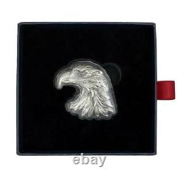 1 Ounce Silver High Relief American Eagle Shaped Chad 2022 Tschad