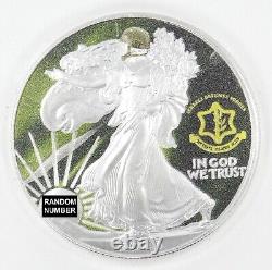 1 Oz Silver Coin 2023 American Eagle $1 Jewish Israel Israeli Defense Forces IDF