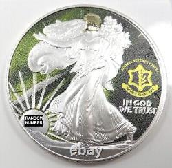 1 Oz Silver Coin 2023 American Eagle $1 Jewish Israel Israeli Defense Forces IDF