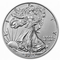 1 oz. 999 Silver 2021 American Eagle BU Coins MintDirect First Strike Type 1 & 2