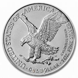 1 oz. 999 Silver 2021 American Eagle BU Coins MintDirect First Strike Type 1 & 2