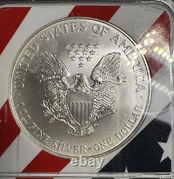 2000 eagle silver dollar MS 69/1. Oz Fine Silver