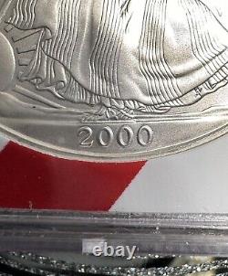 2000 eagle silver dollar MS 69/1. Oz Fine Silver