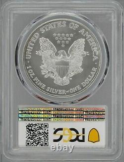 2001 $1 Silver Eagle PCGS MS70 Blue Label