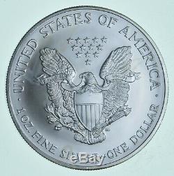 2001-20 Lot of 5 American Silver Eagle 1 Troy Oz. 999 Fine Silver 1/4 Roll