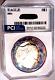 2001 American Silver Eagle Gem BU ++++ Stunning Color Toned Rainbow
