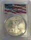 2001 Silver Eagle Dollar $1 PCGS Gem Unc 9-11-01 WTC Ground Zero Recovery