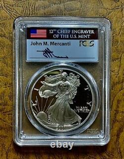 2001 W Proof Silver Eagle Pcgs Pr70 Dcam $800.00 John Mercanti Item # Smd1