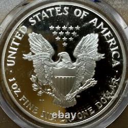 2001 W Silver Eagle Proof Mercanti Pop 16 Pr70 Rare Variety # Nea